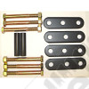 Suspension Leaf Spring Shackle Kit, Rear, HD; 76-86 Jeep CJ