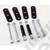 Suspension Leaf Spring Shackle Kit, Rear, HD, Greaseable; 76-86 CJ