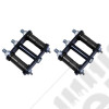 Suspension Leaf Spring Shackle Kit, Rear, HD, Greaseable; 76-86 CJ
