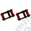 Suspension Leaf Spring Shackle Kit, Front, 1 Inch Lift, HD; 87-95 YJ