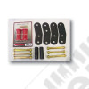 Suspension Leaf Spring Shackle Kit, Rear, 1 Inch Lift, HD; 87-95 YJ