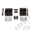 Suspension Leaf Spring Shackle Kit, Rear; 87-95 Jeep Wrangler YJ