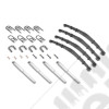 Suspension Leaf Spring Kit; 41-63 Willys/Jeep