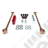 Suspension Stabilizer Bar Link Kit, Rear, 4 Inch Lift; 07-18 Jeep JK