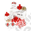 Suspension Bushing Kit, Polyurethane, Red; 84-01 Jeep Cherokee XJ