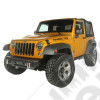 Suspension Lift Kit, Spacer, 1.75 Inch, Shocks 07-18 Jeep Wrangler JK