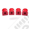 Suspension Stabilizer Bar Bushing Kit, Rear, Red, 5/8 Inch; 84-01 XJ