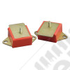 Engine Mount Kit, Polyurethane, Red 71-86 Jeep, 3.8L/4.2L