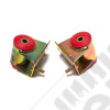 Engine Mount Kit, Polyurethane, Red; 87-01 Wrangler/Cherokee, 4.0L