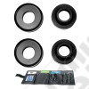 Suspension Coil Spring Spacer Kit, 2 Inch Lift; 99-04 Grand Cherokee