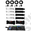 Suspension Coil Spring Spacer Kit, 2 Inch Lift, Shocks; 97-06 Wrangler