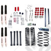 Suspension Lift Kit, 4 Inch, Shocks; 97-02 Jeep Wrangler TJ