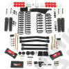 Suspension Lift Kit, 4 Inch, Shocks; 07-18 Jeep Wrangler JK