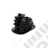 Soufflet levier de boite de transfert Dana 300 (pour double leviers) Jeep CJ5, CJ7, CJ8