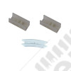 Transfer Case Shift Fork Pad Kit, NP231; 87-90 Jeep Wrangler