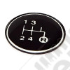 Transmission Shift Pattern Knob Insert, 4 Speed