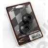 Steering Tie Rod End Dust Boot Kit, Black; 46-06 Willys/Jeep