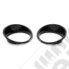 Headlight Bezels, Black; 07-18 Jeep Wrangler JK/JKU