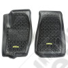 All Terrain Floor Liner, Front Pair, Black; 05-10 Jeep WK/XK