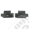 All Terrain Floor Liner, Rear Pair, Black; 07-18 Jeep Wrangler JK