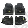 All Terrain Floor Liner Kit, Black; 97-06 Jeep Wrangler TJ/LJ