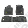 All Terrain Floor Liner Kit, Black; 11-18 Jeep WK/Dodge Durango