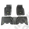 All Terrain Floor Liner Kit, Black; 93-98 Jeep Grand Cherokee ZJ