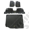 All Terrain Floor Liner Set, Black; 07-18 Jeep Wrangler JK/JKU, 4 Door