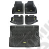 All Terrain Floor Liner Set, Black; 97-06 Jeep Wrangler TJ