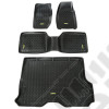 All Terrain Floor Liner Set, Black; 84-01 Jeep Cherokee XJ
