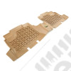 All Terrain Floor Liner, Rear, Tan; 07-18 Jeep Wrangler JKU