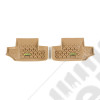 All Terrain Floor Liner, Rear Pair, Tan; 07-18 Jeep Wrangler JK