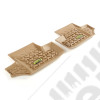 All Terrain Floor Liner, Rear Pair, Tan 07-18 Jeep Wrangler JK