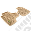 All Terrain Floor Liner, Rear Pair, Tan; 08-12 Jeep Liberty KK