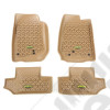 All Terrain Floor Liner Kit, Tan 07-18 Jeep Wrangler JK, 2 Door