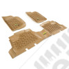 All Terrain Floor Liner Kit, Tan 07-18 Jeep Wrangler JKU, 4 Door