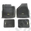 All Terrain Floor Liner Kit, Black; 08-10 F250/350 Reg/Ext/SuperCrew