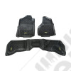 All Terrain Floor Liner Kit, Black; 02-14 Dodge Ram 1500-3500 Quad Cab