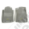 All Terrain Floor Liner, Front Pair, Gray; 12-18 Toyota Tacoma