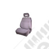 Seat, High-Back, Front, Left, Reclinable, Gray; 86-95 Suzuki Samurai
