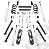 Suspension Lift Kit, 4 Inch, Shocks; 03-06 Jeep Wrangler TJ