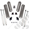 Suspension Lift Kit, 2.5 Inch, Shocks; 07-18 Jeep Wrangler JKU, 4 Door