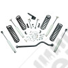 Suspension Lift Kit, 4 Inch, Shocks; 07-18 Jeep Wrangler JK, 2 Door