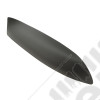 Hood Bug Deflector, Matte Black, Eyebrow 02-05 Ram 2500/3500 Pickup