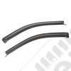 Window Visor Kit, Front, Matte Black; 04-08 Ford F-150 Crew Cab Pickup