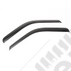Window Visor Kit, Front, Matte Black, Tape; 99-14 F-250-F-550 Crew Cab