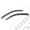 Window Visor Kit, Front, Matte Black; 05-13 Toyota Tacoma Double Cab