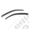 Window Visor Kit, Front, Matte Black; 05-13 Toyota Tacoma Regular Cab