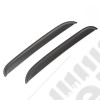 Window Visor Kit, Rear, Matte Black; 99-07 GM Pickup/SUV