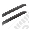 Window Visor Kit, Rear, Matte Black, Tape; 99-14 F250-F550 Crew Cab
